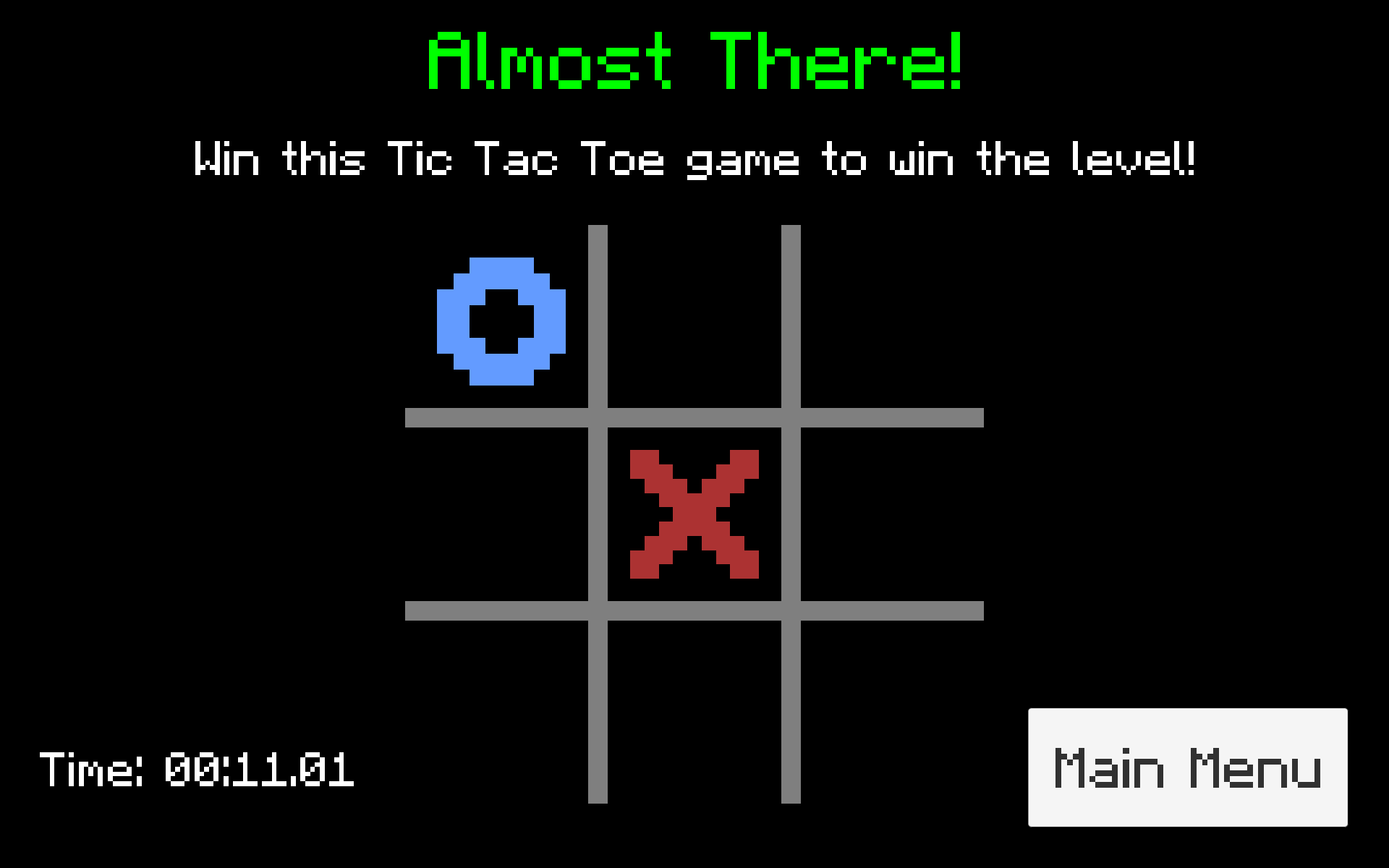 Tic Tac Toe Screen